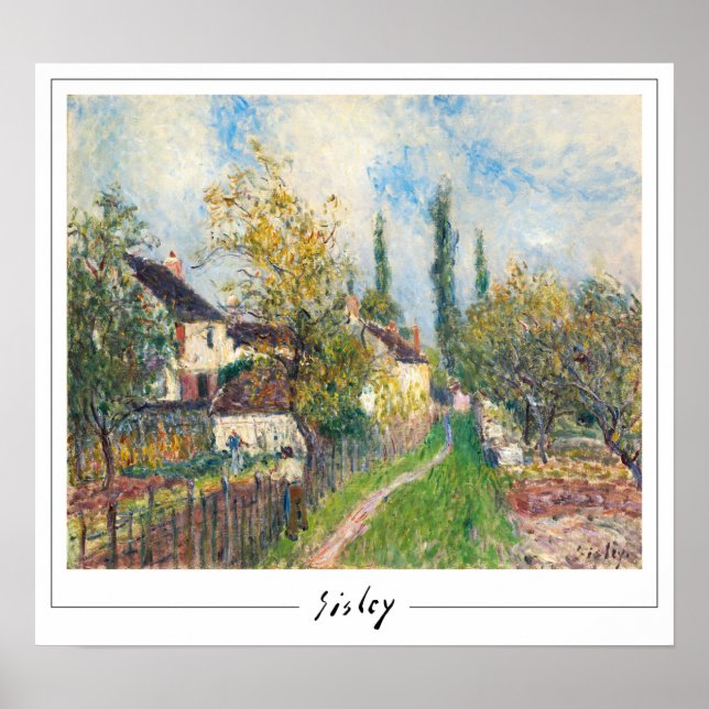 Alfred Sisley Zedign Art Poster #15 (Framsidan)