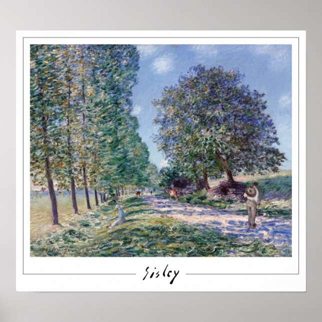 Alfred Sisley Zedign Art Poster #152 (Framsidan)