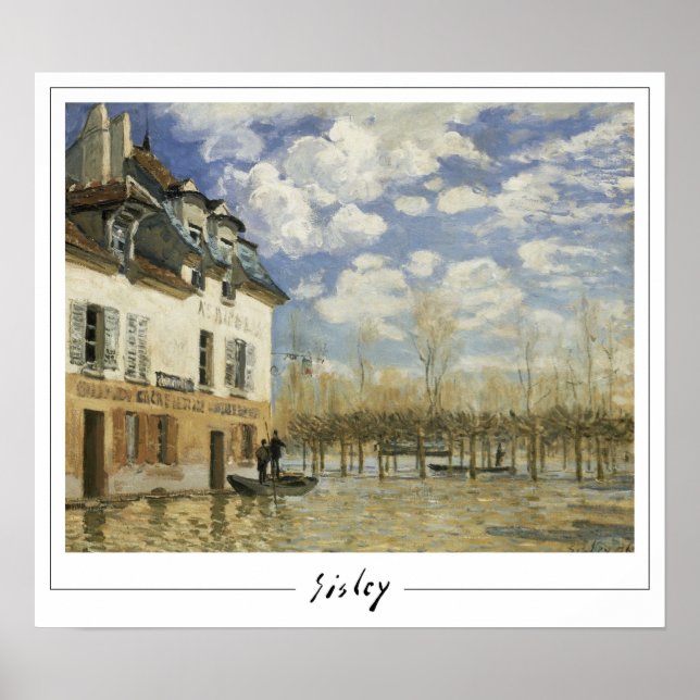 Alfred Sisley Zedign Art Poster #17 (Framsidan)
