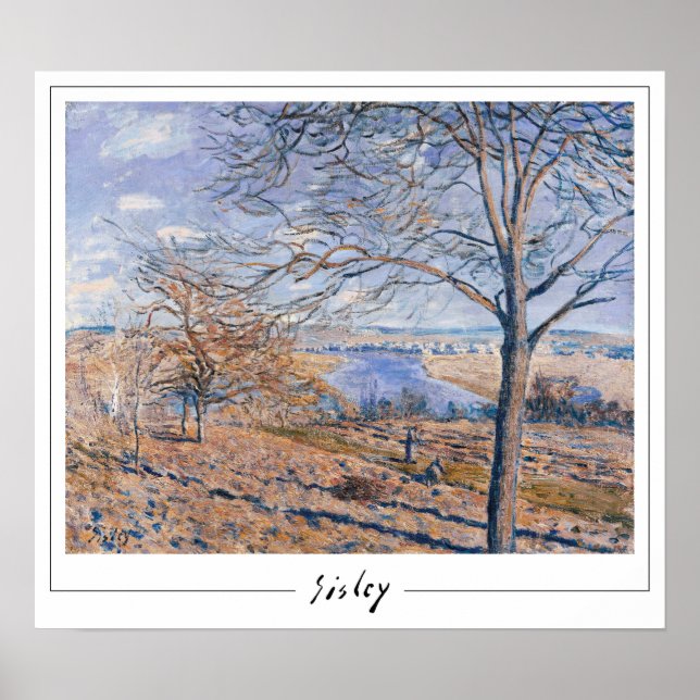 Alfred Sisley Zedign Art Poster #4 (Framsidan)