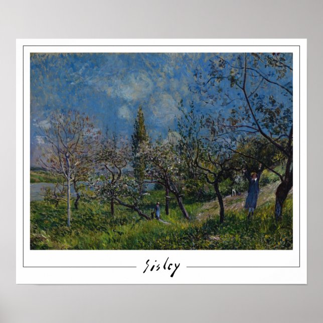 Alfred Sisley Zedign Art Poster #5 (Framsidan)