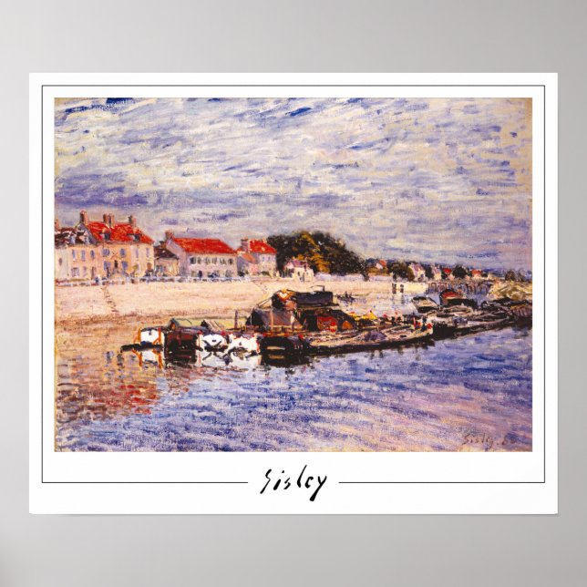 Alfred Sisley Zedign Art Poster #6 (Framsidan)