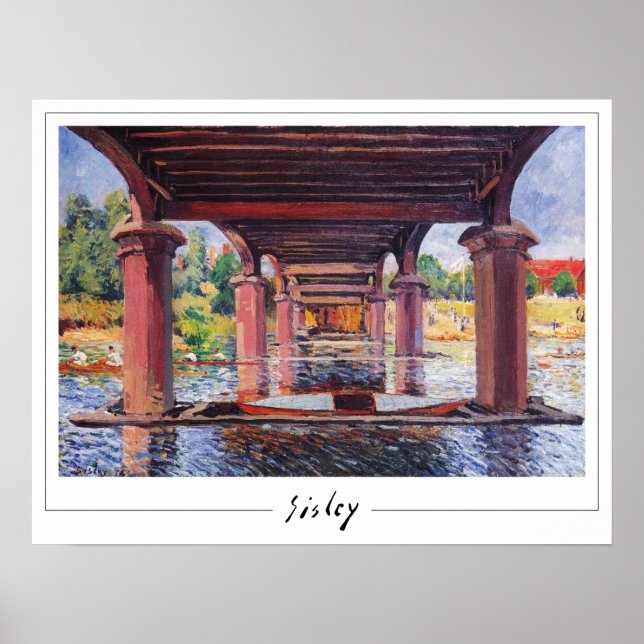 Alfred Sisley Zedign Art Poster #83 (Framsidan)