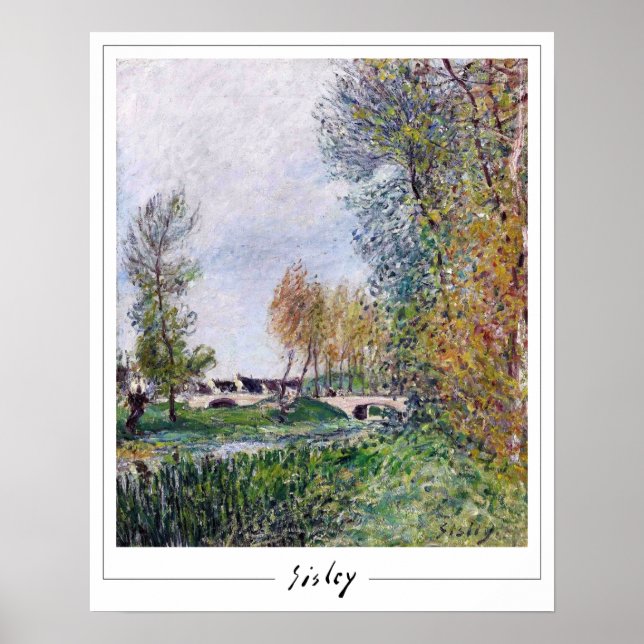 Alfred Sisley Zedign Konst Poster #179 (Framsidan)