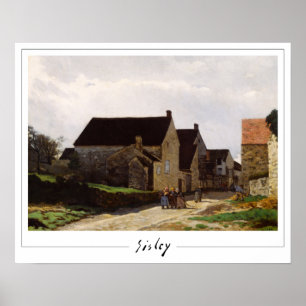 Alfred Sisley Zedign konstaffisch #10 Poster