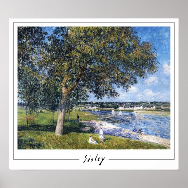 Alfred Sisley Zedign konstaffisch #207 Poster (Framsidan)