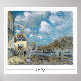 Alfred Sisley Zedign konstaffisch #316 Poster