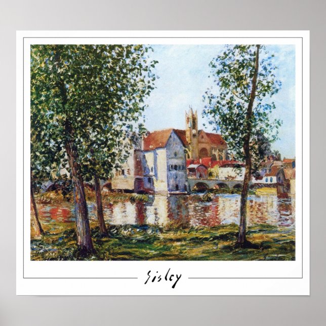 Alfred Sisley Zedign konstaffisch #579 Poster (Framsidan)