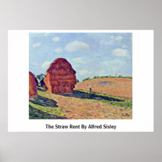 Alfred Sisleys hyra Poster