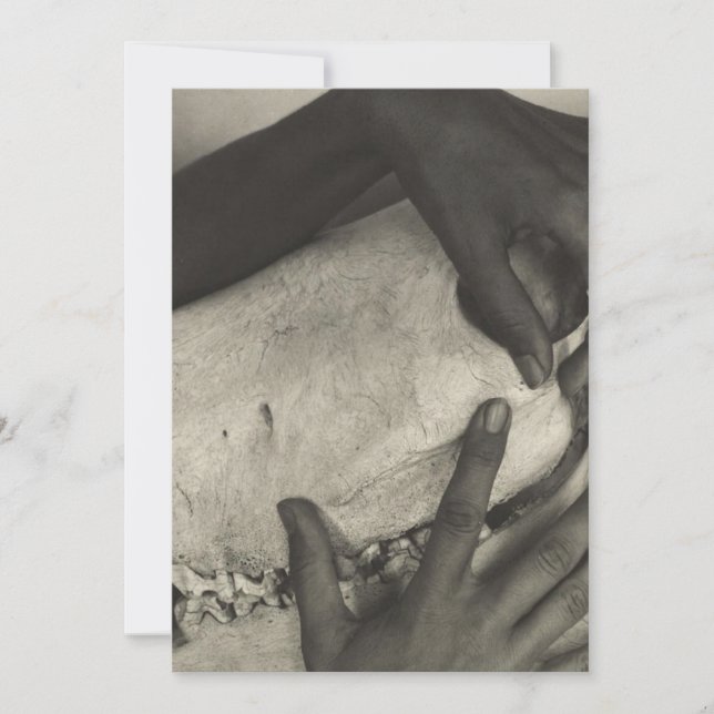 Alfred Stieglitz - Georgia O'Keeffe - Händer och H Inbjudningar (Framsida)