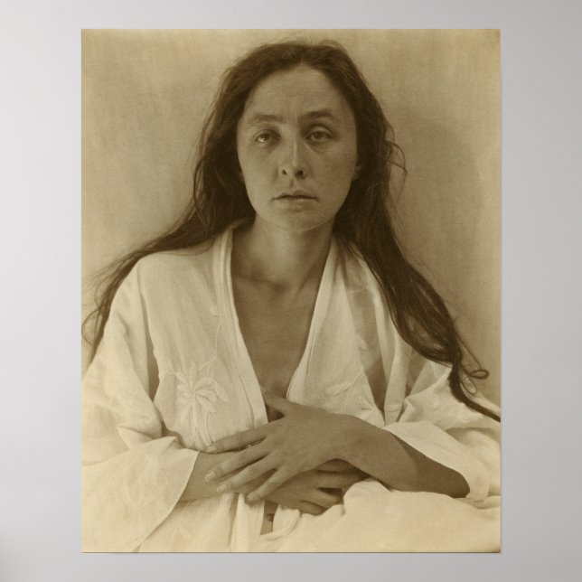 Alfred Stieglitz Georgia O'Keeffe Porträtt Poster (Framsidan)