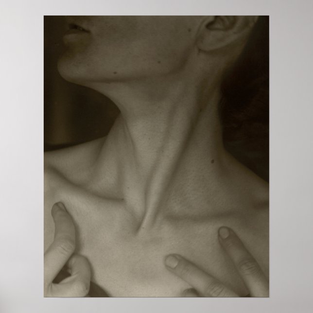 Alfred Stieglitz Georgia O'Keeffe Porträtt Poster (Framsidan)