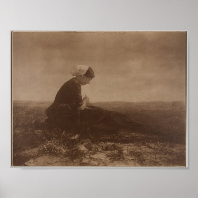 Alfred Stieglitz Net Mender Photo Poster (Framsidan)