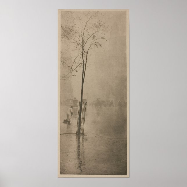 Alfred Stieglitz Vår Showers Photo Poster (Framsidan)