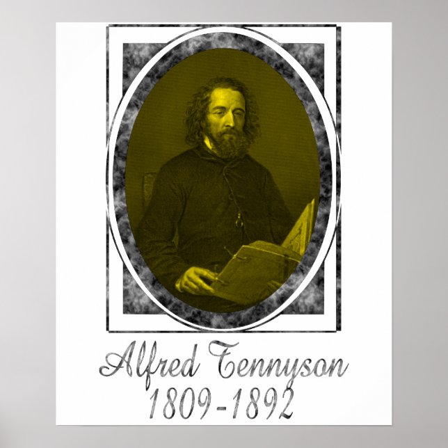 Alfred Tennyson Poster (Framsidan)
