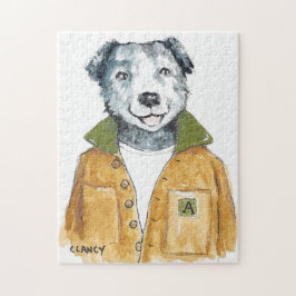 Alfred the cattle hund puzzle pussel