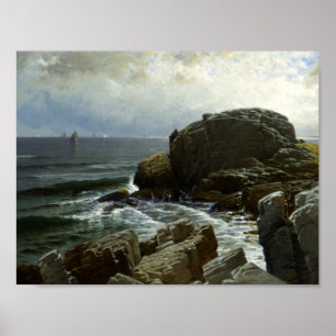 Alfred Thompson Bricher - Castle Sten, Marblehead Poster