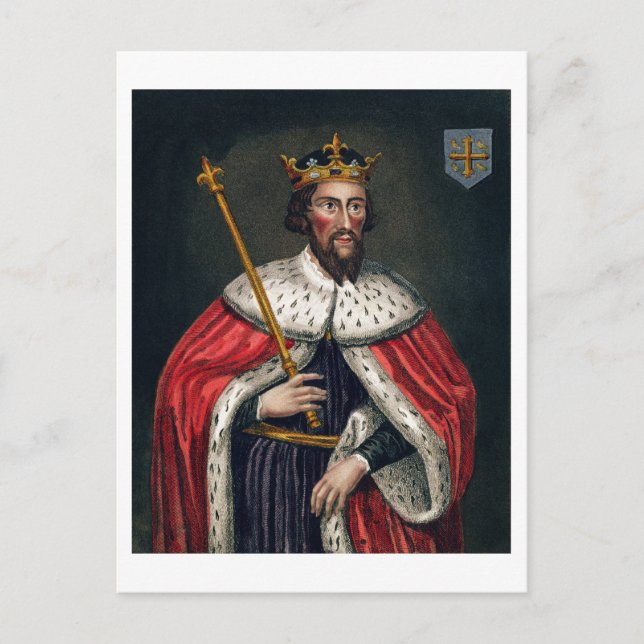 Alfred Underbaren (849-99), efter en målning i Vykort (Framsida)