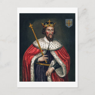 Alfred Underbaren (849-99), efter en målning i Vykort