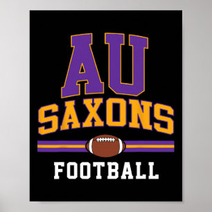 Alfred Universiteten Saxons Football Arch Vintage Poster