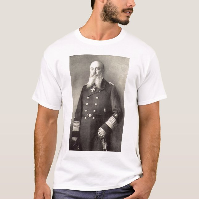 Alfred von Tirpitz Tee Shirt (Framsida)