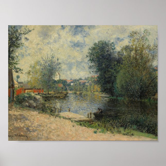 Alfred Wahlberg - Sommarlandskap Poster (Framsidan)