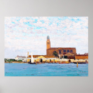 Alfred Zoff:s syn på katedralen i Chioggia Poster