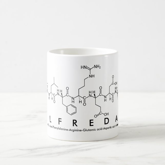 Alfreda peptide namn mugg (Center)