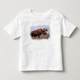 älg, Alces alces, tjur med stora horn T Shirt