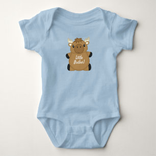 Älg Baby Shower Blå Pojke T Shirt
