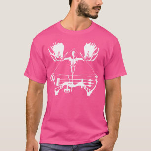 Älg Bågskytte Illustration Jägare T Shirt