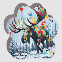 Älg Bilmagnet