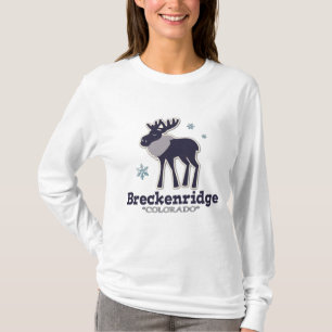 Älg Breckenridge Colorado för blåttvintersnowfl Tröja