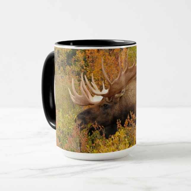 Älg | Denali National Park, Alaska Mugg (Framsida vänster)