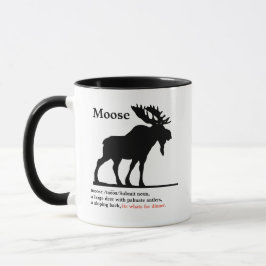 Älg, det är vad vi äter till middag mugg