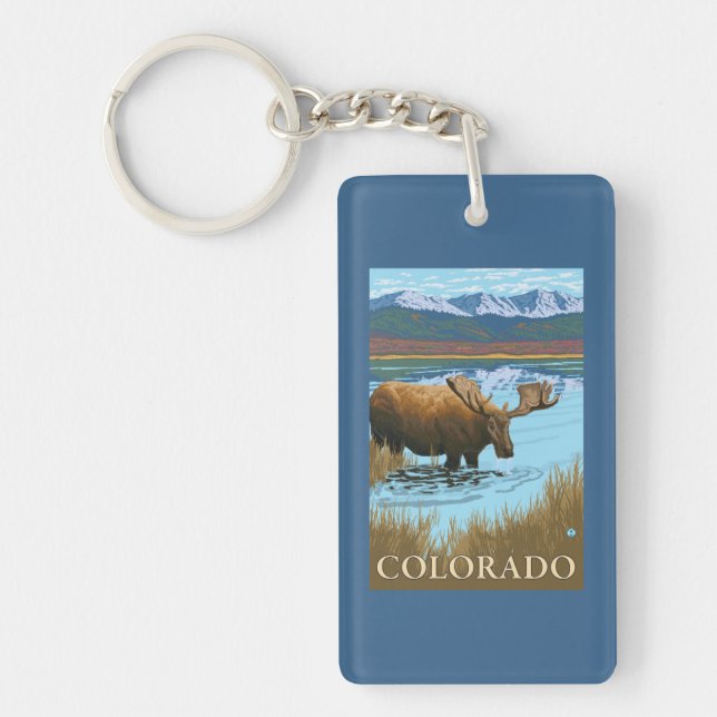 Älg DrinkingColorado (Framsidan)