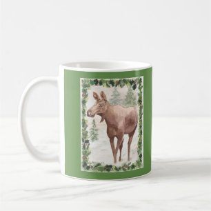 Älg för klassikermuggjul kaffemugg
