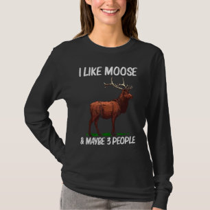 Älg För Män Kvinnor Älg Hjort Djur Älg 1 T Shirt