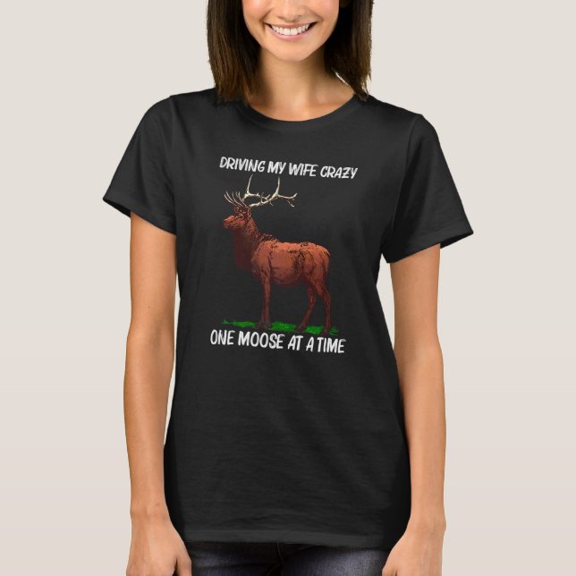 Älg För Män Pojkar Älg Hjort Djur Älg T Shirt (Framsida)