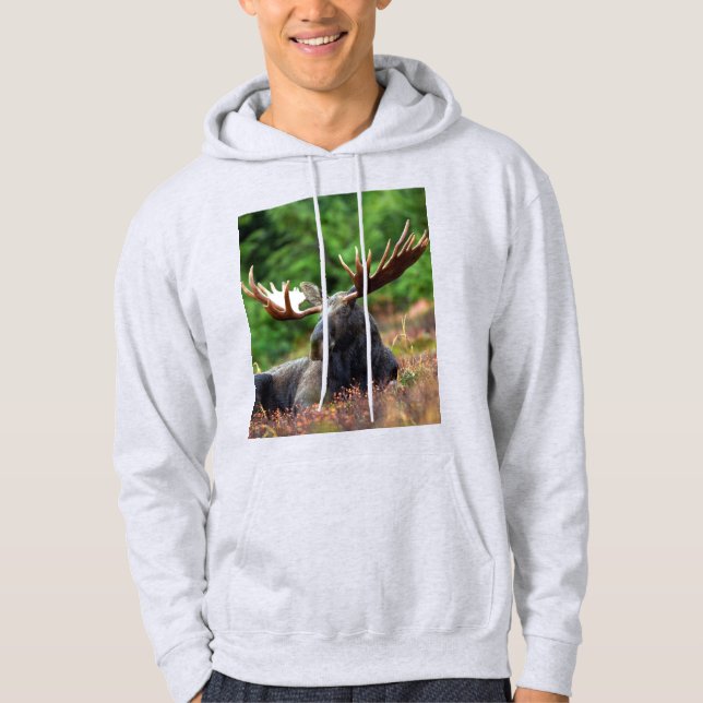 Älg Hoodie (Framsida)