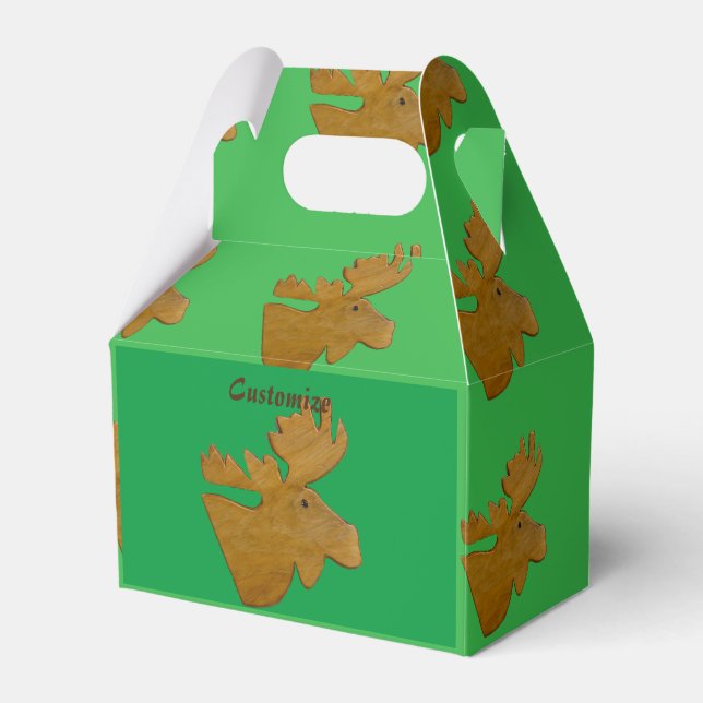 Älg Huvud Thunder_Cove Presentaskar (Framsidan Sidan)