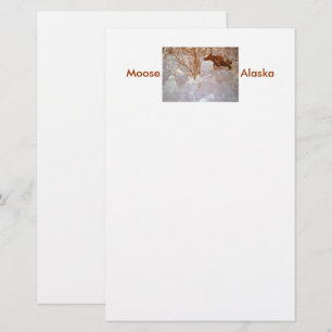 Älg i Alaska Pappersvaror Brevpapper