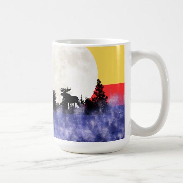 Älg Kaffe Mugg (Höger)