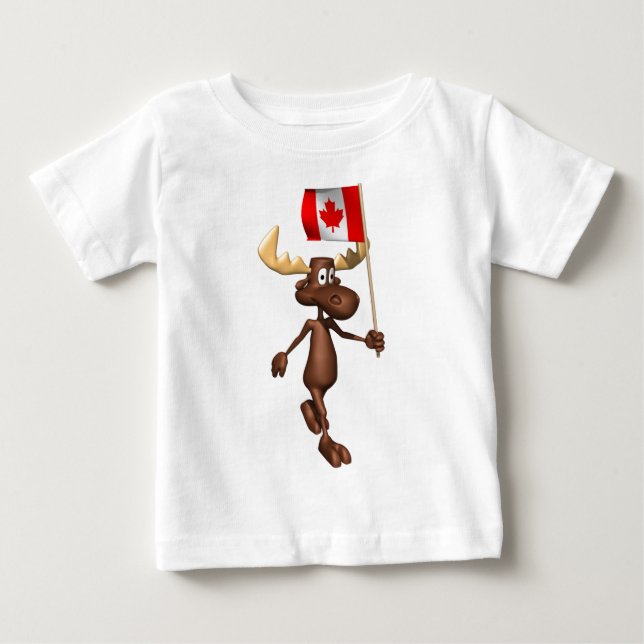 Älg Kanada Tee Shirt (Framsida)