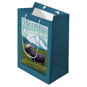 Älg med MountainColorado