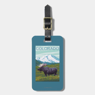 Älg med MountainColorado Bagagebricka