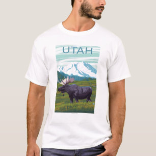 Älg med MountainUtah Tee