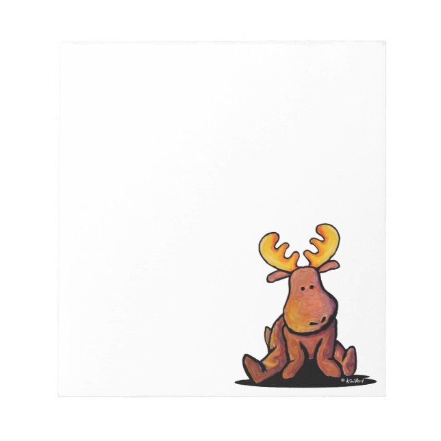 Älg Notisblock Anteckningsblock (Framsida)