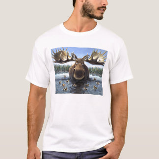 Älg och ankor tee shirt