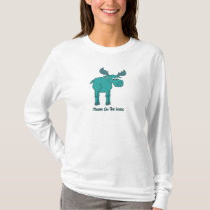 Älg på det löst t-shirt